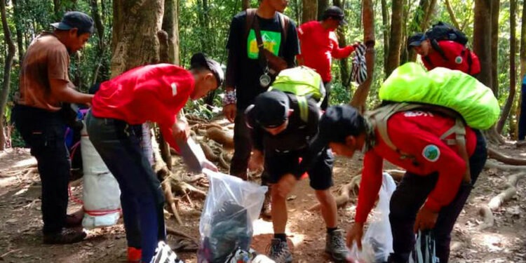pendakian gunung gede pangrango ditutup karena sampah